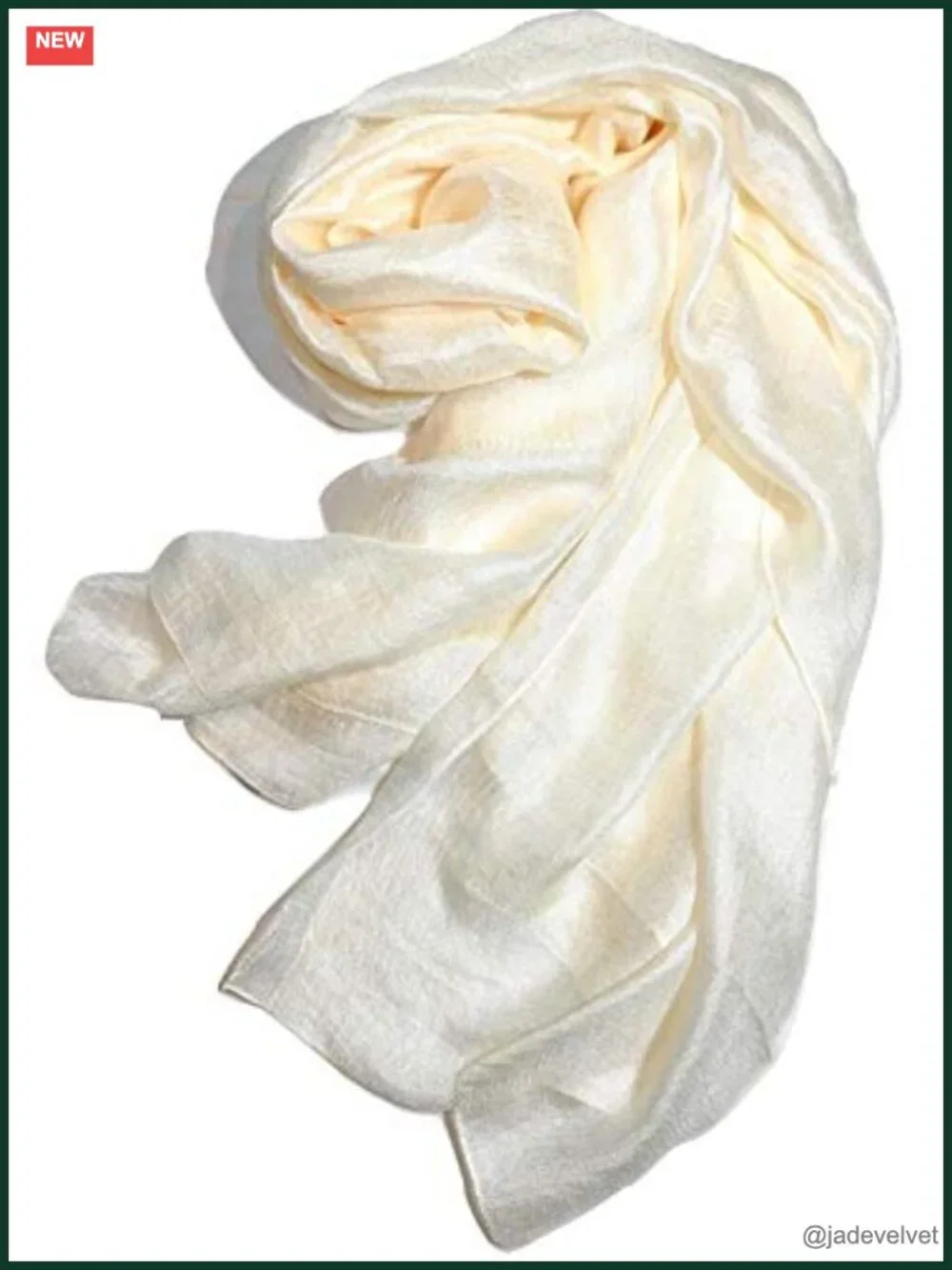 Solid Color Silk Feel Large Scarf Shawl Wrap